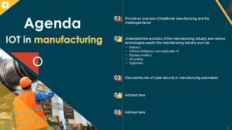 IoT In Manufacturing IT Powerpoint Presentation Slides Designed Good