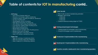 IoT In Manufacturing IT Powerpoint Presentation Slides Colorful Good