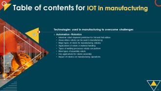 IoT In Manufacturing IT Powerpoint Presentation Slides Visual Good