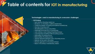 IoT In Manufacturing IT Powerpoint Presentation Slides Professionally Unique