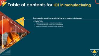IoT In Manufacturing IT Powerpoint Presentation Slides Best Content Ready