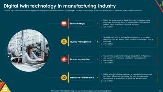 IoT In Manufacturing IT Powerpoint Presentation Slides Good Content Ready