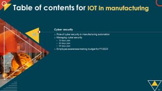 IoT In Manufacturing IT Powerpoint Presentation Slides Impactful Content Ready