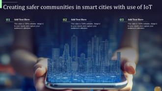 IOT In Smart Cities Powerpoint Ppt Template Bundles Ideas Engaging
