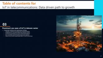 IoT In Telecommunications Data Driven Path To Growth Powerpoint Presentation Slides IoT CD Appealing Unique
