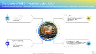IoT Industrial Automation Powerpoint Ppt Template Bundles Idea Downloadable