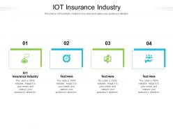 Iot insurance industry ppt powerpoint presentation icon microsoft
