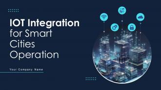 IoT Integration For Smart Cities Operation PowerPoint PPT Template Bundles IoT MM