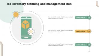 IOT Inventory Scanning And Management Icon
