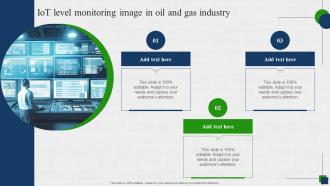 IOT Level Monitoring Image In Oil And Gas Industry