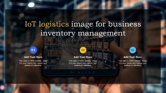 IOT Logistics Image For Business Inventory Management