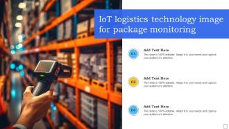 IOT Logistics Technology Image For Package Monitoring