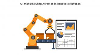 IoT Manufacturing Automation Robotics Illustration