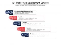 Iot mobile app development services ppt powerpoint presentation file themes cpb