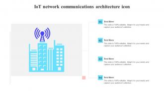 IoT Network Communications Architecture Icon