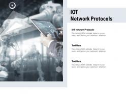 Iot network protocols ppt powerpoint presentation file guide cpb