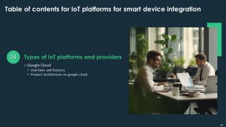 IoT Platform For Smart Device Integration Powerpoint Presentation Slides Best Image