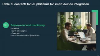 IoT Platform For Smart Device Integration Powerpoint Presentation Slides Graphical Image