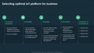IoT Platforms For Smart Device Selecting Optimal IoT Platform For Business