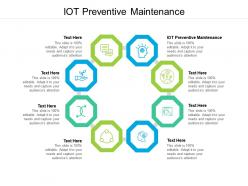 Iot preventive maintenance ppt powerpoint presentation portfolio gridlines cpb