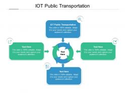 Iot public transportation ppt powerpoint presentation model graphics design cpb