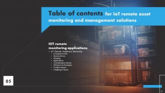 IoT Remote Asset Monitoring And Management Solutions Powerpoint Presentation Slides IoT CD Adaptable Impactful