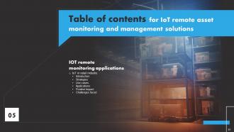 IoT Remote Asset Monitoring And Management Solutions Powerpoint Presentation Slides IoT CD Pre-designed Downloadable