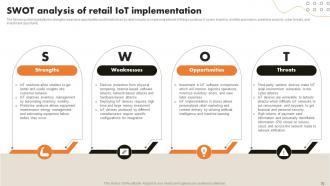 IoT Retail Market Analysis And Implementation Powerpoint Presentation Slides Ideas Professional