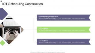 IOT Scheduling Construction In Powerpoint And Google Slides Cpb