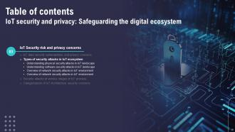 IoT Security And Privacy Safeguarding The Digital Ecosystem Powerpoint Presentation Slides IoT CD Visual Adaptable
