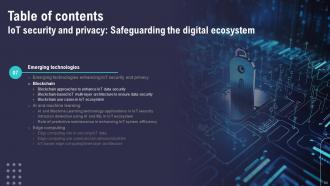IoT Security And Privacy Safeguarding The Digital Ecosystem Powerpoint Presentation Slides IoT CD Appealing Pre-designed