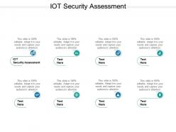 Iot security assessment ppt powerpoint presentation show information cpb