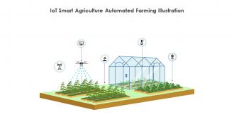 IoT Smart Agriculture Automated Farming Illustration
