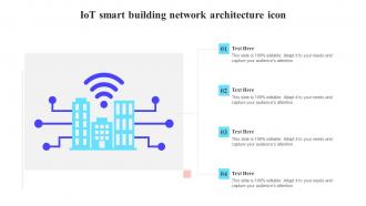 IoT Smart Building Network Architecture Icon
