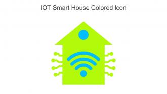 IOT Smart House Colored Icon In Powerpoint Pptx Png And Editable Eps Format