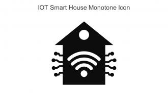 IOT Smart House Monotone Icon In Powerpoint Pptx Png And Editable Eps Format