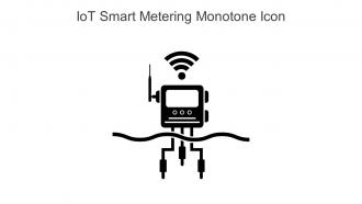 Iot Smart Metering Monotone Icon In Powerpoint Pptx Png And Editable Eps Format