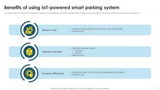 IoT Smart Parking Powerpoint Ppt Template Bundles IoT MM Good Slides