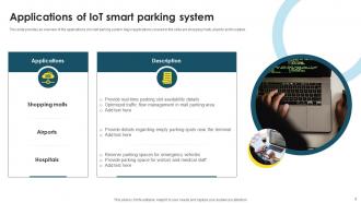 IoT Smart Parking Powerpoint Ppt Template Bundles IoT MM Unique Slides