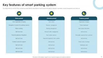 IoT Smart Parking Powerpoint Ppt Template Bundles IoT MM Professional Slides