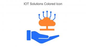 IOT Solutions Colored Icon In Powerpoint Pptx Png And Editable Eps Format