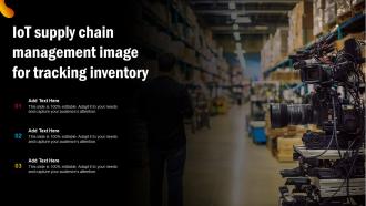 IoT Supply Chain Management Image For Tracking Inventory