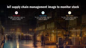 IoT Supply Chain Management Powerpoint Ppt Template Bundles Template