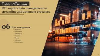 IoT Supply Chain Management To Streamline And Automate Processes Powerpoint Presentation Slides IoT CD Slides Image