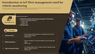 IoT Supply Chain Management To Streamline And Automate Processes Powerpoint Presentation Slides IoT CD Idea Image