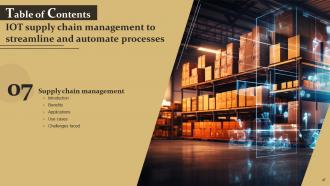 IoT Supply Chain Management To Streamline And Automate Processes Powerpoint Presentation Slides IoT CD Editable Image