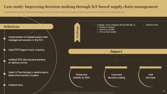 IoT Supply Chain Management To Streamline And Automate Processes Powerpoint Presentation Slides IoT CD Captivating Image