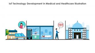 IoT Technology Development In Medical And Healthcare Illustration