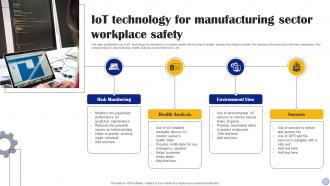 IOT Technology For Manufacturing Sector Workplace Safety