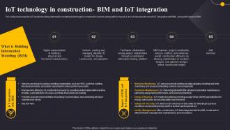 IoT Technology In Construction Bim And Revolutionizing The Construction Industry IoT SS